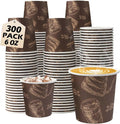 6 oz 300 Pack Disposable Paper Cups, Recyclable Paper Coffee Cups | Paper by Huifany