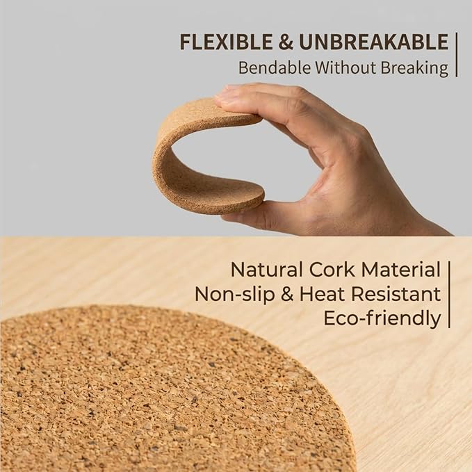 Personalized Cork Coasters – Custom Drink Coasters - Image 3