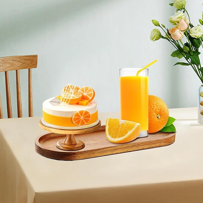 Solid Wood Serving Platters and Trays of Natural Wood - Image 5
