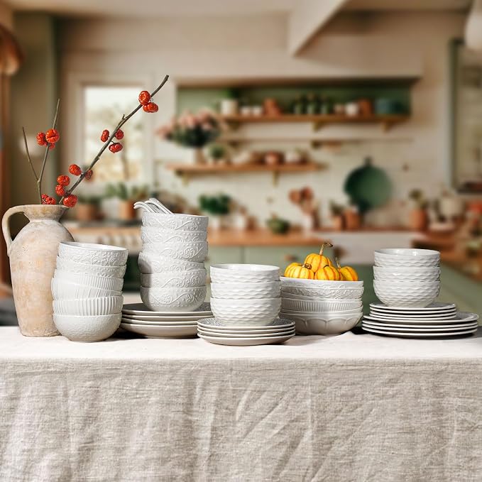 Cereal Bowls 26 OZ, Ceramic Soup Bowls - Image 6
