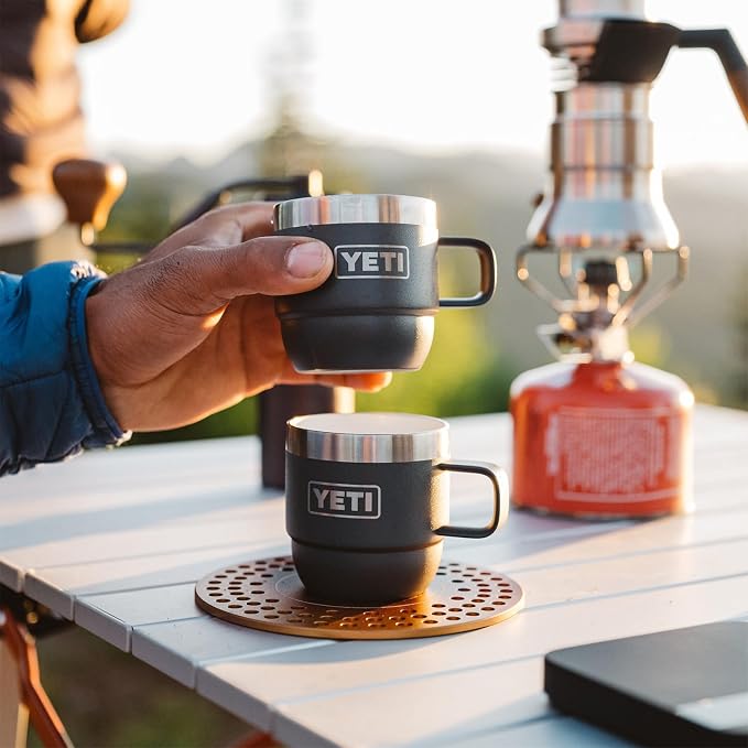 YETI Rambler 6 oz Stackable Mug, Stainless Steel, Vacuum Insulated - Image 7
