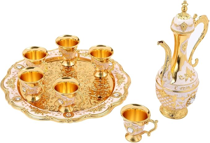 Turkish Tea Set, Vintage Coffee Pot by Unknown