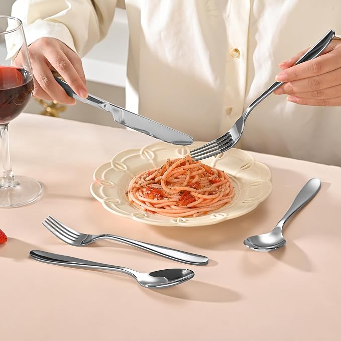 40-Piece Silverware Set, Flatware Set - Image 6