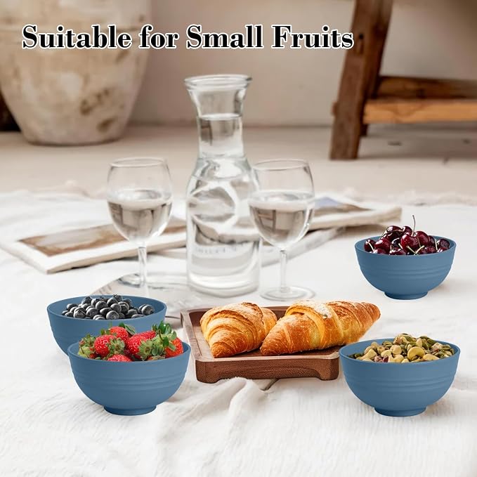 wheat straw dessert bowls 10oz set of 8 - Image 7