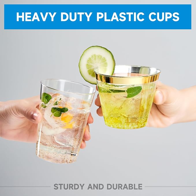 RACETOP 9 oz 200 Pack Plastic Cups - Image 3