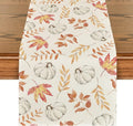 Artoid Mode 210 GSM Fall Table Runner 13x90 Inch Home Party Decor | Orange by ArtoidMode
