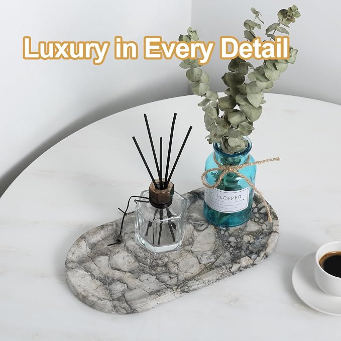 Turkish Natural Travertine Tray, Catchall Tray - Image 8