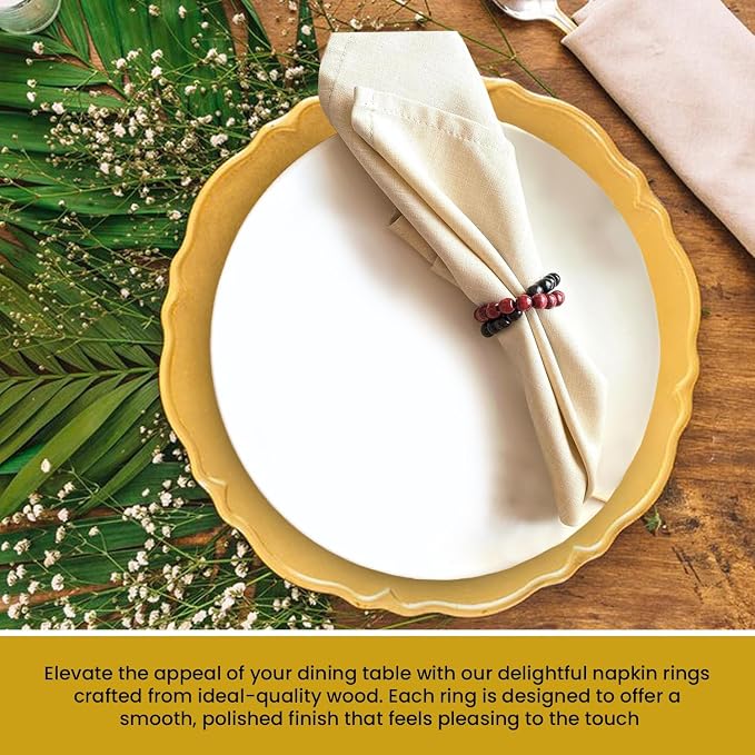 Napkin Rings Set of 6 - Image 7