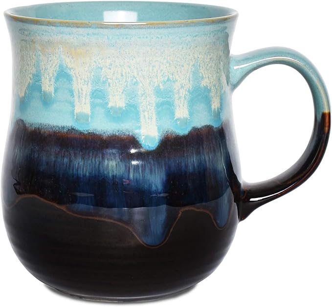 Bosmarlin Large Ceramic Coffee Mug, Big Tea Cup by Bosmarlin