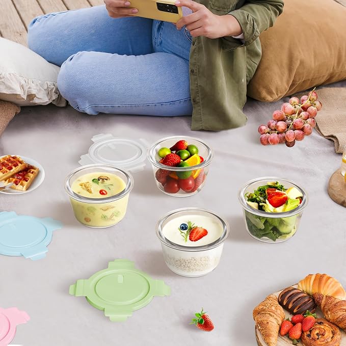 2Cup/16oz Glass Food Storage Containers - Image 9