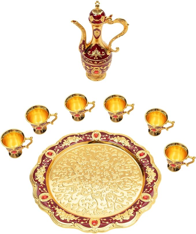 Turkish Tea Set, Vintage Coffee Pot - Image 6