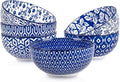 Selamica Ceramic Cereal Bowls Set of 6, 24 Oz Deep Soup Bowls by Selamica