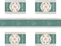PIGCHCY Elegant Placemats with Matching Table Runner, Washable Durable Plastic by PIGCHCY