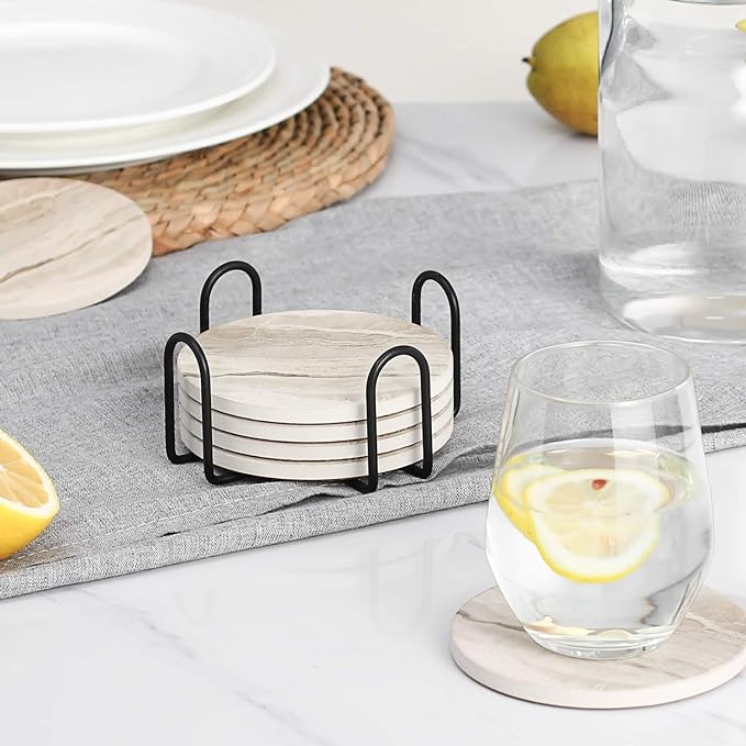 LIFVER Coasters Set of 6, Coasters - Image 6