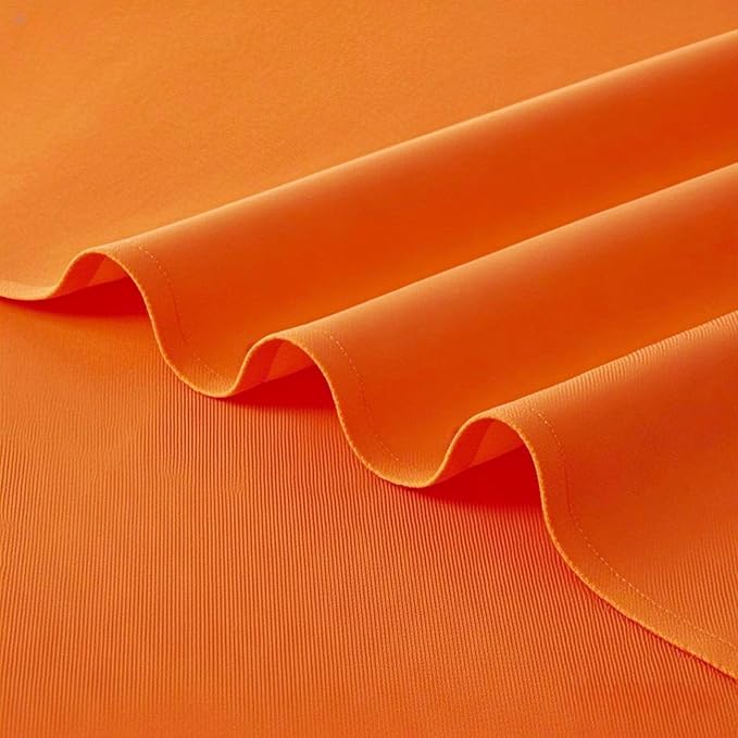 FOLINS&HOME Orange Waterproof Decorative Table Runner 108 Inches Long | 210GSM - Image 5