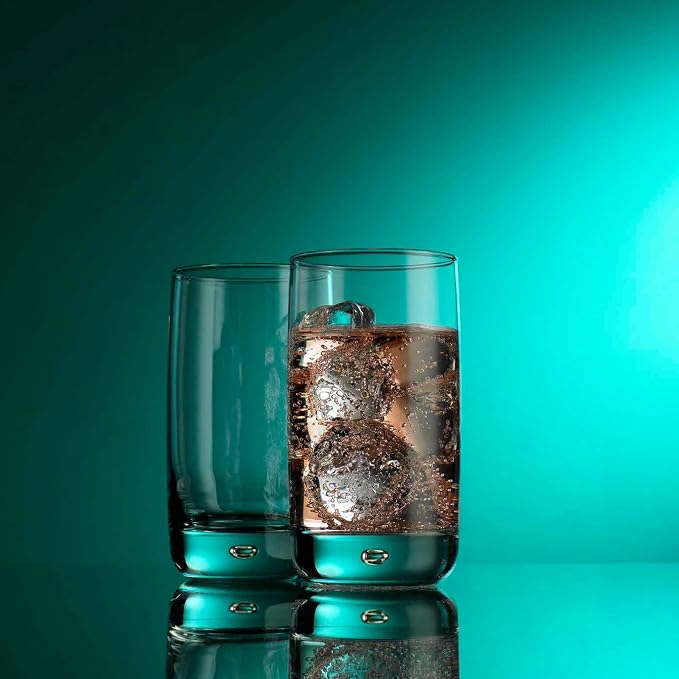 Set of 4 Highball Glasses 16 Oz Collins Cocktail Drinking Glass Cups, Bubble - Image 8