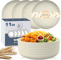 Large Wheat Straw Dinner Plates by WROVA