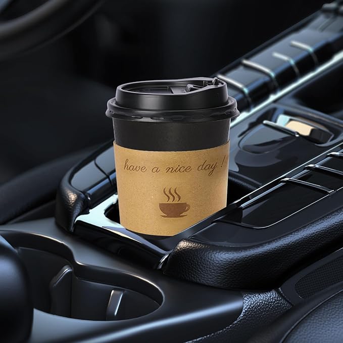 BYSNOW 100 pack 10 oz Disposable Coffee Cups - Image 5