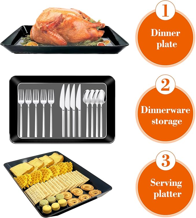 Serving Tray Platter, Food Trays - Image 6