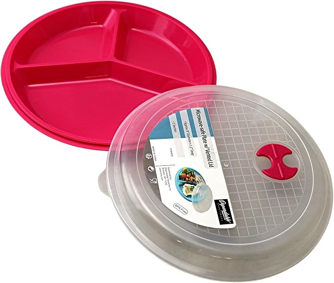 4-Pack Divided Microwave Plates - Image 8