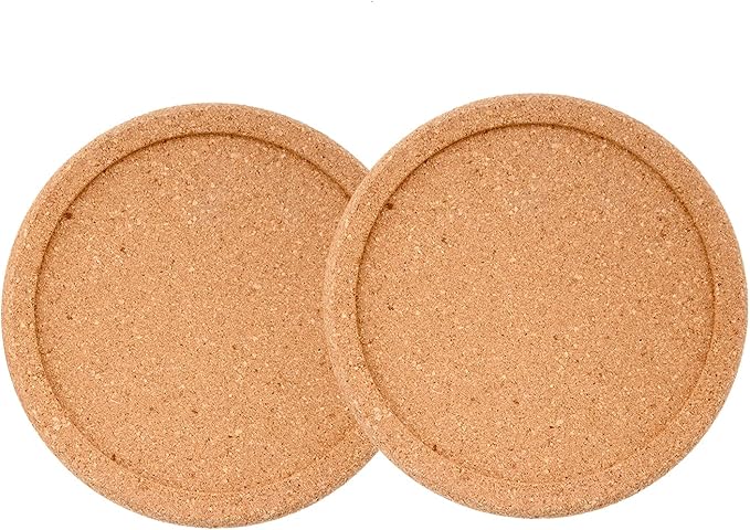 Natural Round Cork Coasters for Drinks by KitWinner