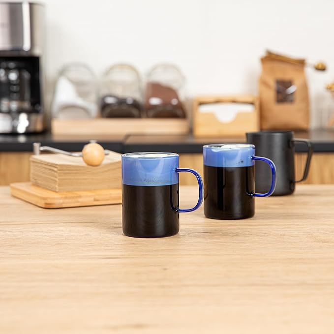 Restaurantware Glass Coffee Mug 2 Count 7 Oz Borosilicate Tea Cup - Image 3