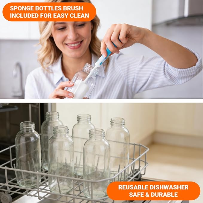 Sursip Glass Juice Bottles 16 oz - Image 8