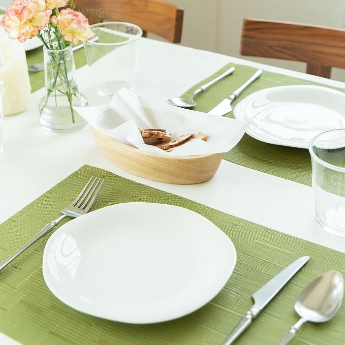 Placemats Set of 12 Vinyl/Plastic Woven Place Mats - Image 7