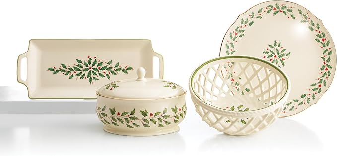 Lenox Holiday Ivory Christmas Porcelain Serving Tray | dishwasher safe | 16.5 - Image 6