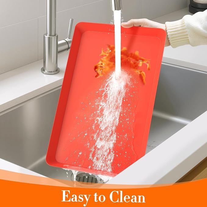 WOWBOX 4 pcs Serving Tray for Entertaining, Serving Platters for Snacks - Image 7