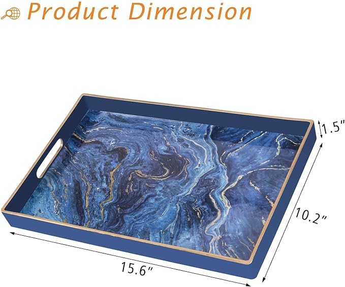 Plastic Serving and Decorative Tray - Image 7