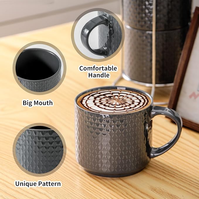 Hasense Coffee Mugs Set of 4 - Image 2