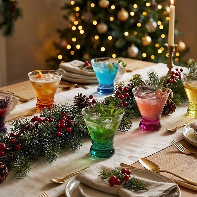 ColoVie Martini Glasses Set of 6 - Image 7
