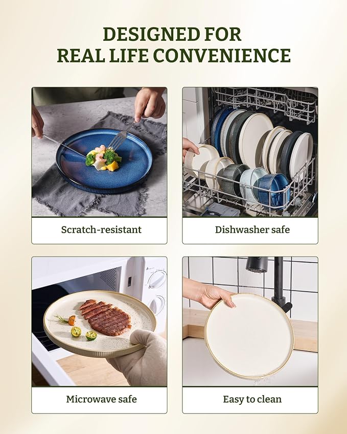 famiware Star 10/8 inches Dinner Plates Set - Image 8