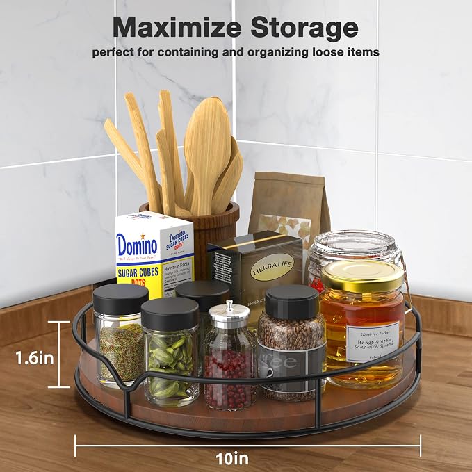 Lazy Susan Turntable Organizer - Image 2