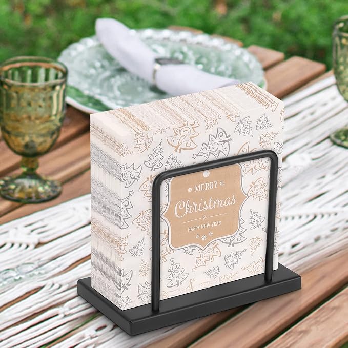 Livabber Napkin Holder, Metal Napkin Storage Modern Freestanding Tissue Paper - Image 7
