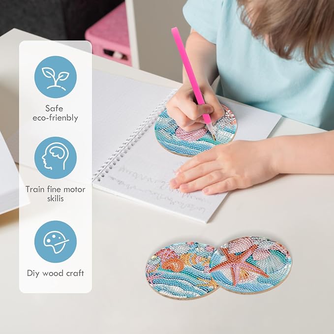 Ocean Diamond Painting Coasters - Image 5