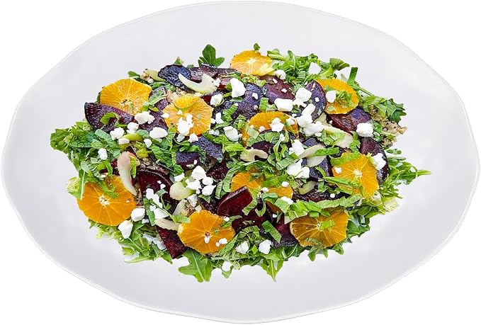 Yalin Oval Large Serving Platter, 16 Inch Melamine Serving Tray, Salad and - Image 5