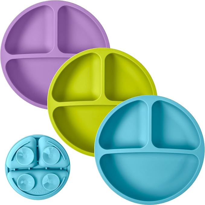 WeeSprout Suction Plates for Babies & Toddlers by WeeSprout