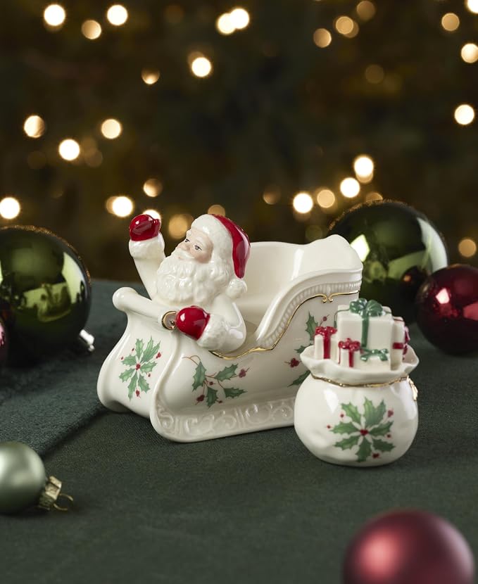 Lenox 897754 Holiday Figural Salt & Pepper Set, Christmas Dishes, Festive - Image 7