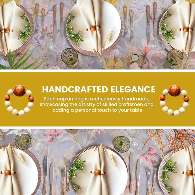 Napkin Rings Set of 6 - Image 4