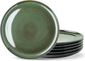 LERATIO Ceramic Plates Set of 6, 8.5 Inch Reactive Glaze Light Weight Porcelain by LeRatio