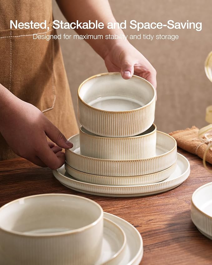 Famiware Star 12pc Stoneware Dinnerware Sets - Image 5
