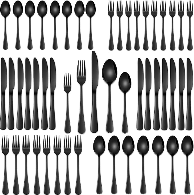 DEHOV 30 PCs Flatware Sets, Durable Cutlery Sets by DEHOVKitchen