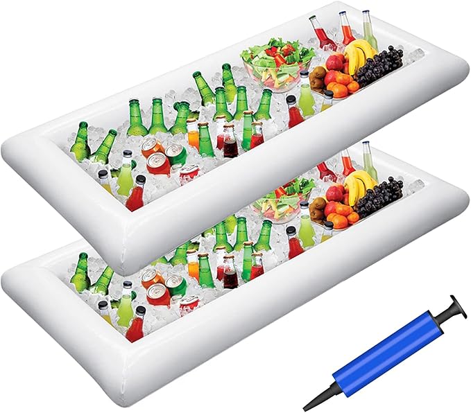 Jasonwell Inflatable Serving Bars Ice Buffet Salad Serving Trays Food Drink by Jasonwell