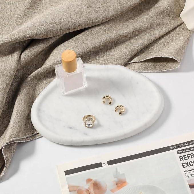 Luxurious Natural Marble Vanity Tray - Image 6