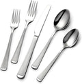 Yoehka 60Piece Hammered Silverware Set, Stainless Steel Flatware Set by Yoehka