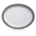 GET OP-135-X Melamine Oval Serving Platter / Dinner Plate, 13.5" x 10.25" by Unknown