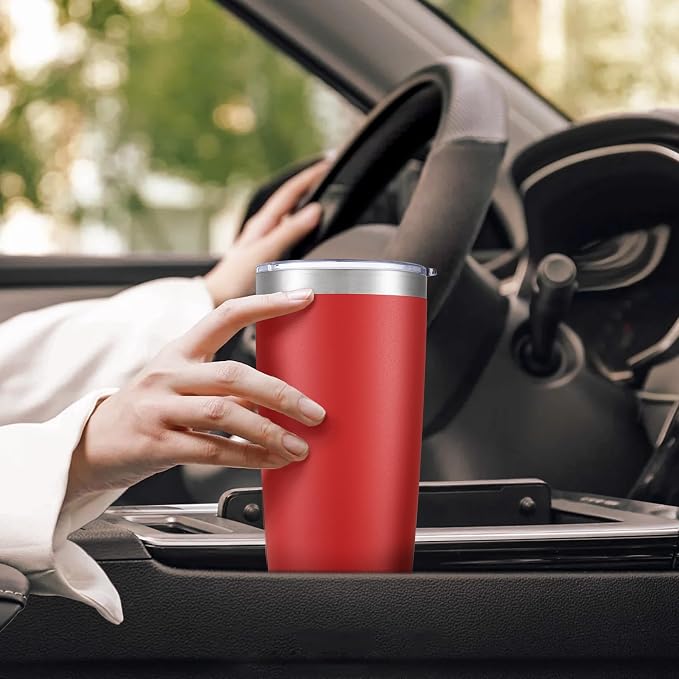 20 oz Tumbler with Lid Stainless Steel Insulated Tumblers Bulk Cups Mug | - Image 5