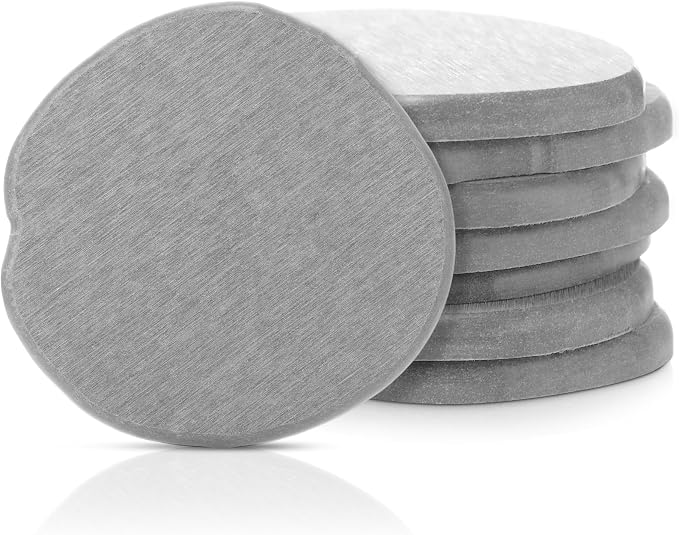 Diatomaceous Earth Coasters Set of 8，Cool Absorbent Quick-Dry Drink Coasters by Unknown